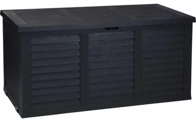Produktbild von ProGarden Gartenbox mit Rollen 300 L Dunkelgrau