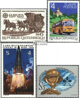 Produktbild von Briefmarken Österreich 1982 Mi 1713,1714,1715,1716 (kompl.Ausg.) postfrisch Sondermarken