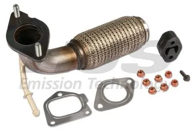 Produktbild von HJS Abgasrohr Auspuffrohr für FORD Fiesta Mk6 Schrägheck (JA8, JR8) Hinten 91 15 1692