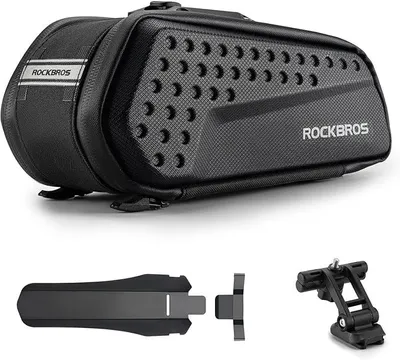 Produktbild von ROCKBROS Satteltasche Fahrrad Satteltaschen mit Schutzblech für Rennräder und Mountainbikes Elektrofahrrad Wasserabweisend Radsportzubehör 1,3L