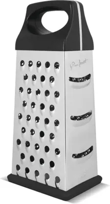 Image de LAMART LT7050 Râpe à quatre faces en acier inoxydable, hauteur 26 cm