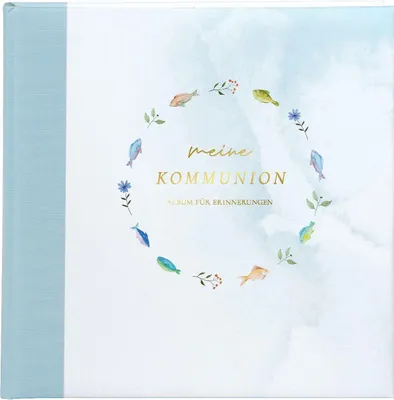 Produktbild von Goldbuch Fotoalbum Kommunion Himmelsfische 25x25 cm 58 Seiten Pergamin