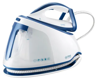 Immagine prodotto di TZS First Austria - Stazione da stiro a vapore 3000 W - Pressione 8 bar e serbatoio dell'acqua da 1,5 L - Piastra in ceramica - Funzione vapore verticale, funzione di decalcificazione e spegnimento automatico