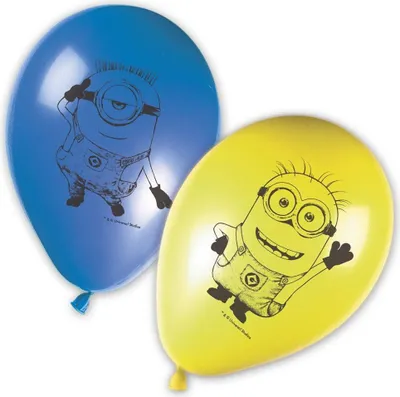 Produktbild von Minions-Latexballons, 28 cm, 8 Stück
