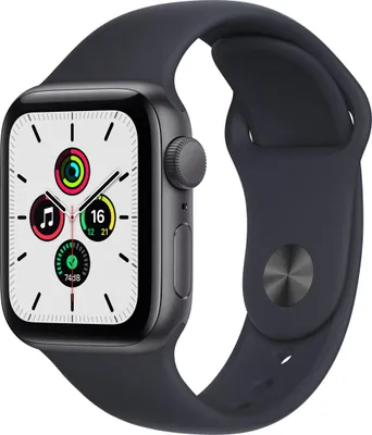 Image de Apple Watch SE OLED 40 mm Grau GPS