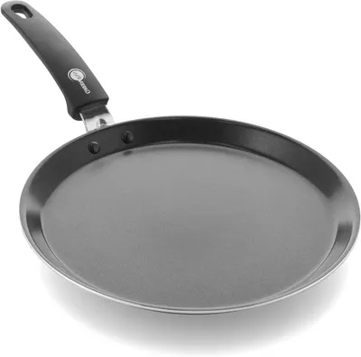 Obrázok produktu pre Panvica na palacinky – Panvica na crêpes – Na pečenie palaciniek – Keramický nepriľnavý povrch – 28 cm – Čierna