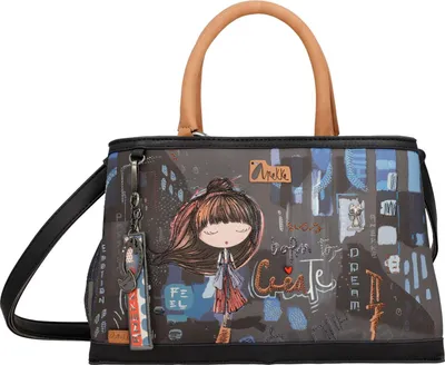 Image de Anekke sac à main sac à épaule bandoulière Contemporary Bowling Bag Multicolor multicolore