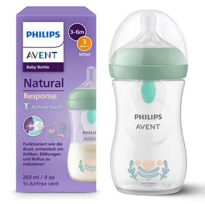 Produktbild von Philips AVENT Natural Response SCY673/83 Babyflasche mit Airfree Ventil