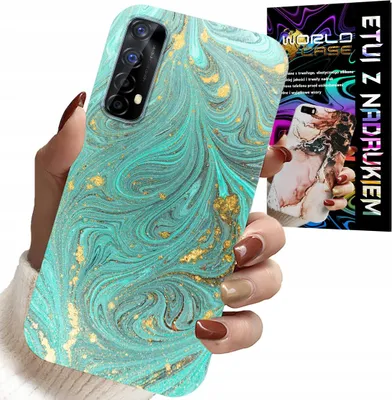 Image de Etui Do Realme 7 - Marmurkowe Wzory + Folia Hydrożel