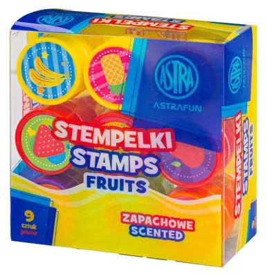 Obrázok produktu pre Stempelki zapachowe 9 szt. Owocki Astrafun