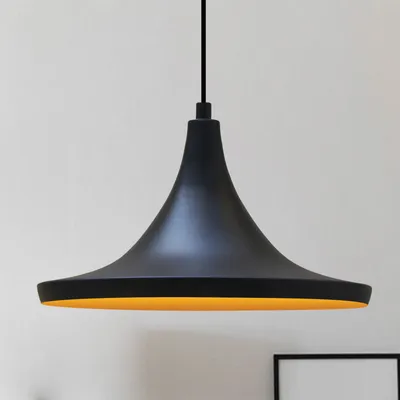 Produktbild von Pendelleuchte I Genisy I Wohnzimmer, E27, Ø31 ISkandinavisch Pendellampe für Schlafzimmer Deckenleuchte Metall, Wohnzimmerlampe Hängelampe, Schwarz