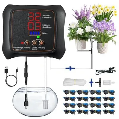 Zdjęcie produktu dla System nawadniania automatyczny do 16 roślin timer doniczkowy