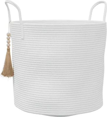 Obrázok produktu pre vidaXL Úložný kôš biely Ø40x35 cm bavlna
