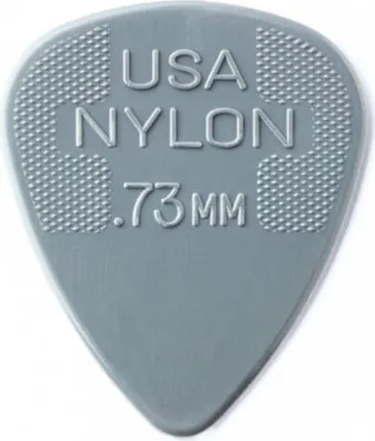 Image de 72x Dunlop Nylon Standard Plektren - 0.73 mm - grau
