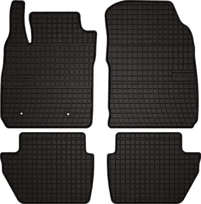 Image de Tapis de sol voiture en caoutchouc pour Ford EcoSport MK2 FL (2017-2022, crossover) Noir, lot de 4 pièces, fixations