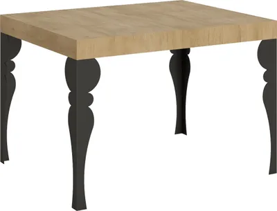Immagine prodotto di ITAMOBY - Tavolo allungabile 120/204x80 cm Paxon quercia natura gambe antracite