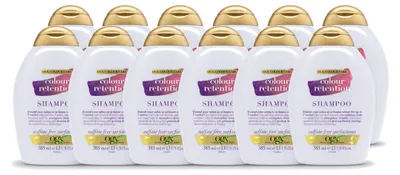 Zdjęcie produktu dla 12 butelek szamponu OGX do włosów farbowanych, 385 ml - zestaw ekonomiczny - 12 sztuk