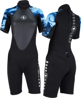 Produktbild von AquaLung Hydroflex Damen Shorty schwarz-blau, Größe:S