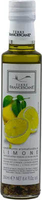 Produktbild von Food-United Zitronen-Öl 250ml von TERRE FRANCESCANE Extra Natives Olivenöl mit Zitronen-Aroma Premium-Dressing-Öl aus Italien für Feinschmecker-innen und mediterrane Küche