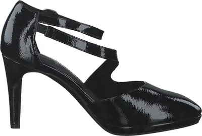 Produktbild von s.Oliver Damen Pumps Blockabsatz Fesselriemchen 5-24401-20, Größe:41 EU, Farbe:Schwarz