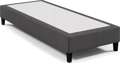 A product shot of a box spring frame on a white background.