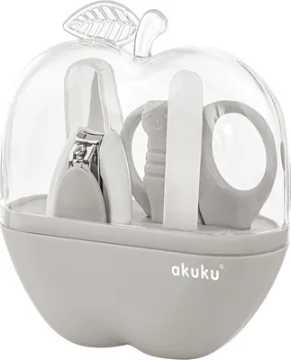 Produktbild von AKUKU Pflege-Set apple grey im Etui