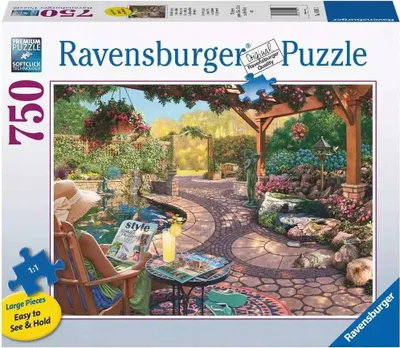 Immagine prodotto di Puzzle RAVENSBURGER Accoglienza in un giardino appartato XL 750 pezzi