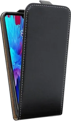Produktbild von Flip Case kompatibel mit XIAOMI REDMI 7 Handy Tasche vertikal aufklappbar Schutzhülle Klapp Hülle Schwarz