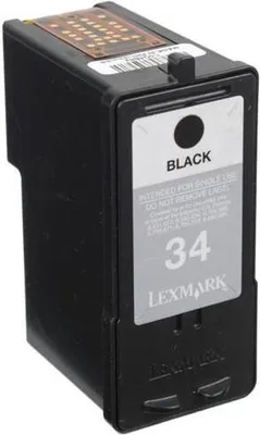 Produktbild von Lexmark No.34 High Yield Black Print Cartridge BLISTER, Tintenstrahl