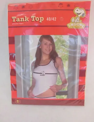 Produktbild von Snoopy Tank Top Größe 40 / 42 mit breiten Trägern