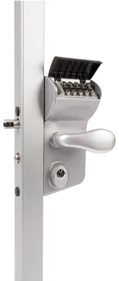 Image de Serrure à code mécanique LOCINOX pour portail battant - LMKQ 4040 V2L ZILV