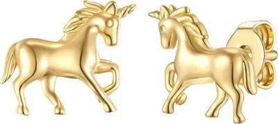 Produktbild von Kinderglanz Ohrstecker Einhorn Sterling Silber 50085032
