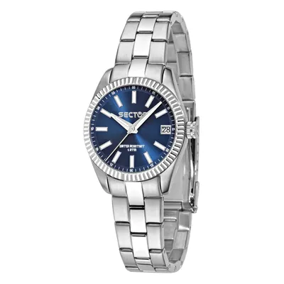 Produktbild von Sector R3253579517 Damen-Armbanduhr, Edelstahl-Gehäuse, Metall-Armband