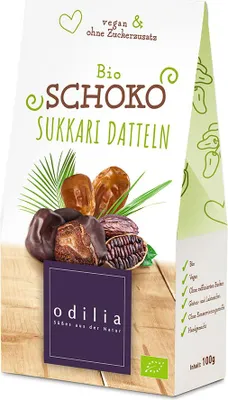 Produktbild von Schokolierte Sukkari-Datteln Bio