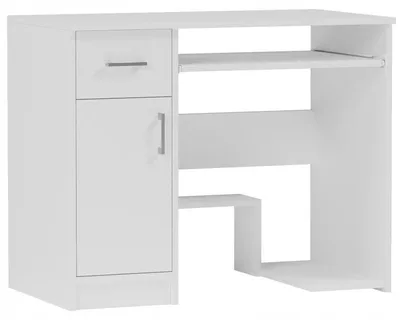 Obrázek produktu pro Psací stůl počítačový 90 cm zásuvka skříňka FRAMIRE N-10 bílá