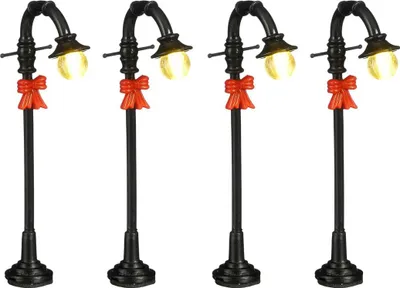 Productafbeelding van Lantaarn 4 stuks battery operated l3,5xb2xh9,5 cm Luville