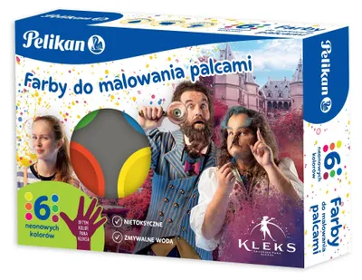 Immagine prodotto di Farby do malowania palcami 6 kolorów po