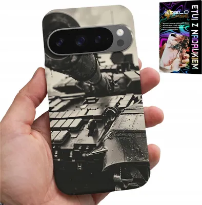 Zdjęcie produktu dla Etui Do Google Pixel 9 / 9 Pro - Czołg Pojazdy Wojskowe Militaria + Folia
