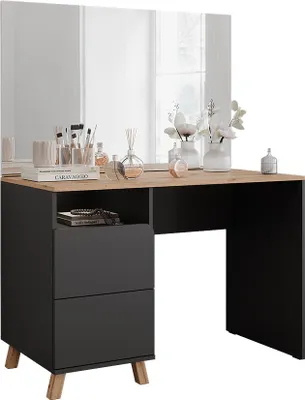 Produktbild von Schminktisch Vicco Karen Anthrazit/Artisan 110 cm mit Spiegel, Model 56535