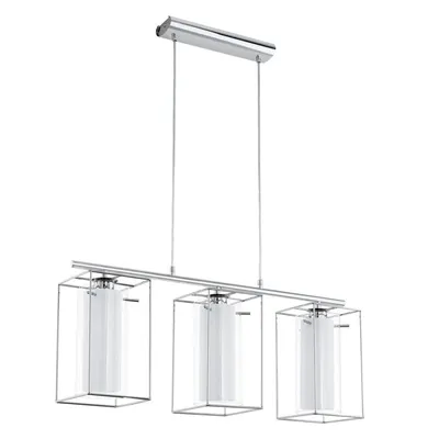 Produktbild von EGLO LONCINO 1, 3 Glühbirne(n), E27, IP20, Chrom, Weiß