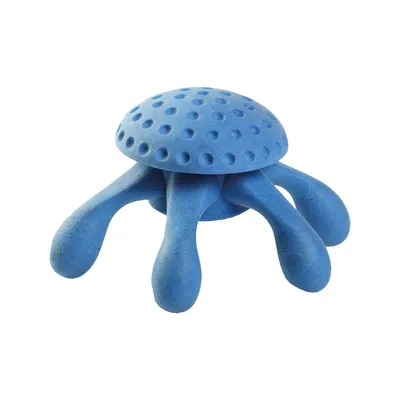 Obrázek produktu pro Hračka pes OCTOPUS MAXI plov. z TPR modrá Kiwi