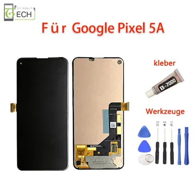 Produktbild von Für Google Pixel 5A 5G (OLED) LCD Display Bildschirm Glas Scheibe Touch Screen