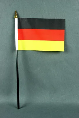 Produktbild von Flagge am Stab Deutschland 10x15 cm Handflagge Stockflagge Fähnchen