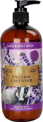 Produktbild von The English Soap Company flüssiges Hand- und Körpergel Englischer Lavendel 500 ml
