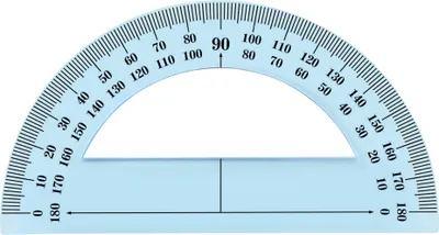 Immagine prodotto di Wonday FTS850062 Halb-Winkelmesser 180 Grad, 120 mm, bruchfest