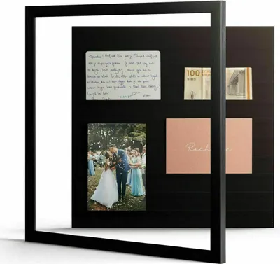 Produktbild von Deknudt S41VH2 Gallerina Schwarz Fotocollage Rahmen 50x50 cm ohne Kleben