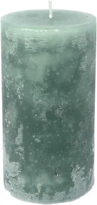 Produktbild von Durchgefärbte Stumpenkerze, 10 x Ø 6 cm (Mint)