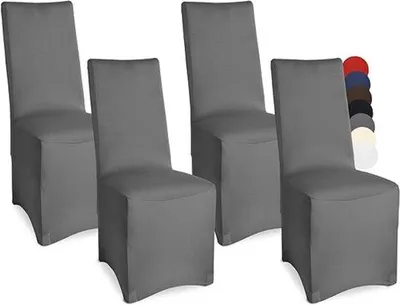 Produktbild von Famanu Stuhlhussen Set - 4 elastische Sitzschutzbezüge