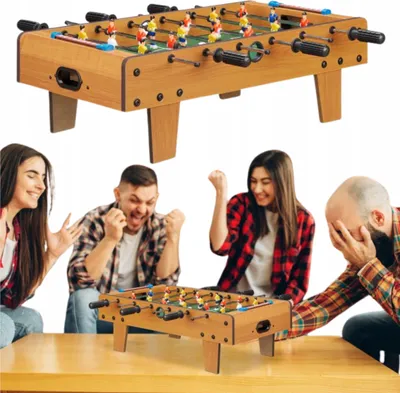 Produktbild von Mini Stolní Fotbálkové Hřiště Relaxdays - Kompaktní Zábava o Rozměrech 69 x 60 x 23 cm!