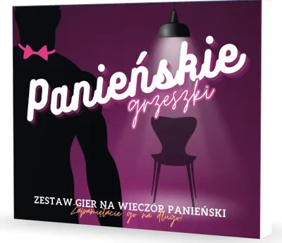 Zdjęcie produktu dla Panieńskie Grzeszki Zestaw Gier Na Wieczór Panieński